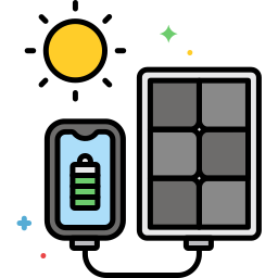 Solar panel icon