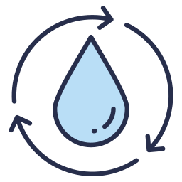 conservación del agua icono
