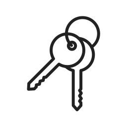sleutels icoon