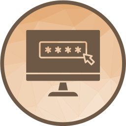パスワードを入力する icon