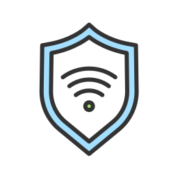 wifi protegido icono