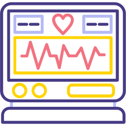 elektrocardiogram icoon