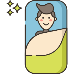 Sleeping bag icon