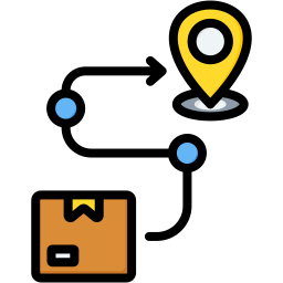 mapa de ruta icono