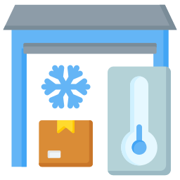 Cold storage icon