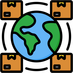 globalna logistyka ikona