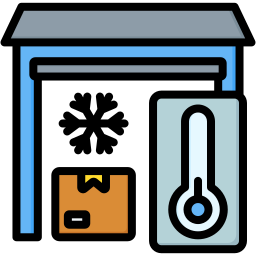 Cold storage icon