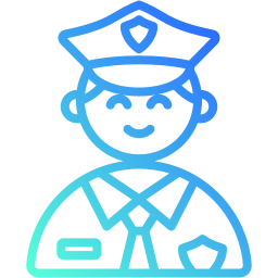 polizia stradale  icona