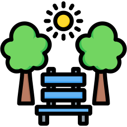 Public park icon