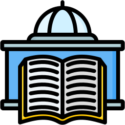 Öffentliche bibliothek icon