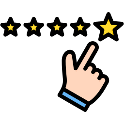 fünf-sterne-bewertung icon