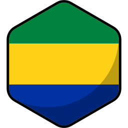 bandeira do gabão Ícone