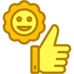 Happy client icon