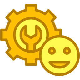 mecanico feliz icono