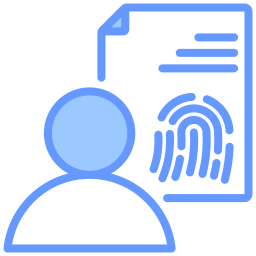 Biometric data icon