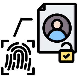 Biometric authentication icon