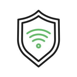 보호된 wi-fi icon