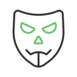 Hacker mask icon