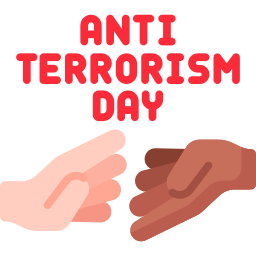 dia anti-terrorismo Ícone