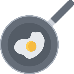 uovo fritto icona