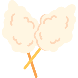 algodón de azúcar icono