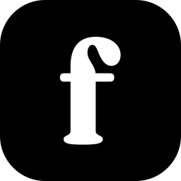 Letter f icon