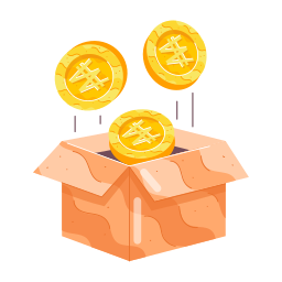 Currency box icon