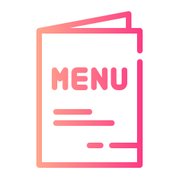 menu restauracji ikona