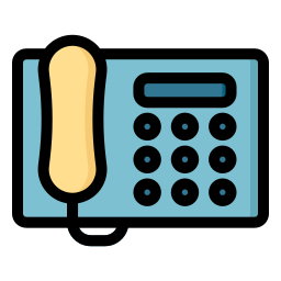 Telephone cable icon