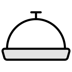 plateau de nourriture Icône