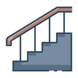 escaliers Icône