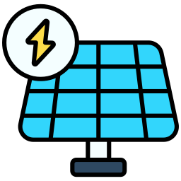 panel solar icono