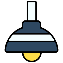 Потолочная лампа иконка