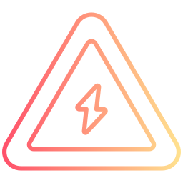 電気の危険標識 icon