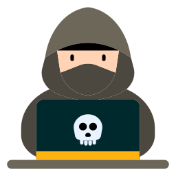 actividad de los piratas informáticos icono