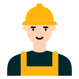 avatar van een werknemer icoon