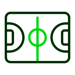 Football pitch icon
