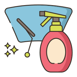 limpiador de vidrio icono