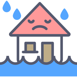 Inundación icono