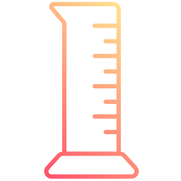 cilindro graduato icona