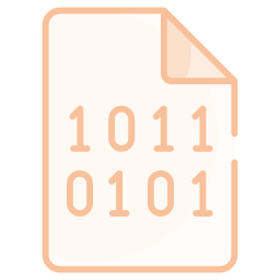 archivo binario icono