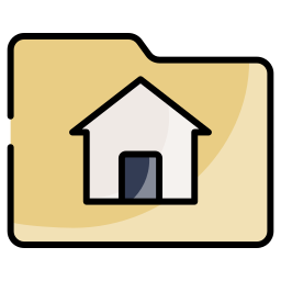 folder domowy ikona