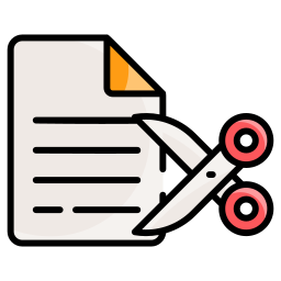 Cut file icon
