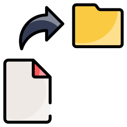 mover archivo icono