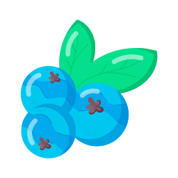 blauwe bessen icoon