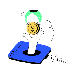 Online earning icon