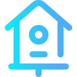 Bird house icon