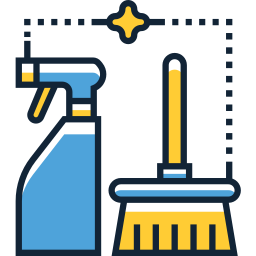 Cleaning service icon