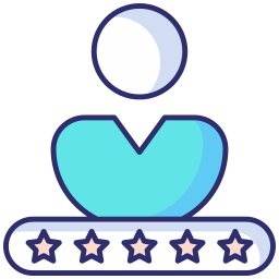 Employee review icon