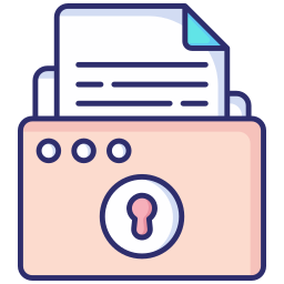 Confidential document icon